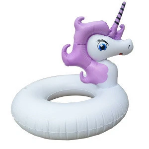 High quality Inflatable Unicorn Horse Pool Float Swim Ring Floating Swim Float Swimming Ring Toys