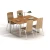 Import High quality library furniture study desk table office desk library reading desk from China