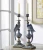 Import High quality luxury art collectible 2 arms decoration candelabrum  for living room from China