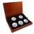 Import High Quality Luxury Wooden Medal Customized Style Coin Box from China