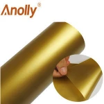 High Quality Matt Gold Silver PVC Metallic Self Adhesive Vinyl Advertising Poster Materials