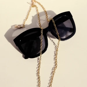 High quality metal aluminum eyewear chain linked sunglasses holder cord glasses chain gold plated