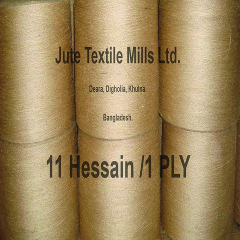 High Quality of Jute yarn 11 LBS/1PLY Hessain Bangladesh Jute Yarn