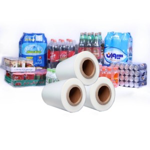 High Quality Pe Shrink Film For Packaging Beverage Bottle Wrapping Pe Roll Packing Film Pe Tube Film Juice Package