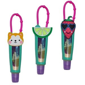 High quality silicone cute colorful lip gloss holder