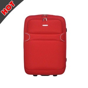 High quality Soft Zipper Built-in Caster Hotel Luggage Trolley