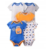 High Quality Summer Bluefly Baby Romper Boy Girl Cotton Pyjamas