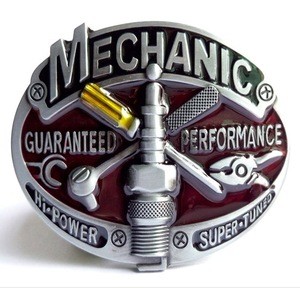 High Quality Western Zinc Alloy Engraved Custom Printing Logo Metal Belt Buckle for Men