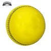 High Quality Yellow Leather Indoor Cricket Ball Water Resistant Leather Professional Cricket Hard Ball