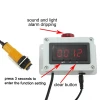 High quality YM-C02 digital sensor counter with sound and light alarm dripping