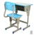Import High school/combo/nursery double adjustable green school desk and bench from China