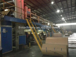 High Speed 5 Layer Corrugated Cardboard Production Line/Corrugated Carton Making Machine/Stamping Complete