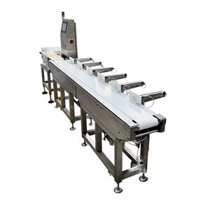 High speed  auto Weight Sorting Weigher machine for meat and fish Production Line