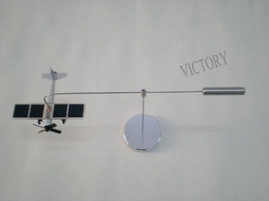 High-strength aluminum alloy Solar Powered Revolving Airplane toy