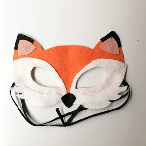 Holiday party masks/children&#39;s toys top sell promotional kids felt halloween animal masks