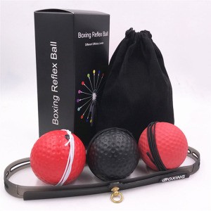 Home Gym Fitness Reflex Boxing Speed Ball Boxing Punching Ball Set With Headband