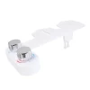 hot and cold water dual nozzles bidet toilet seat attachment