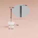 Hot sale 10ml 15ml 20ml 30ml stainless steel 304 metal tip CRC cap 15 30 ml childproof clear PET needle tip nose Plastic bottle