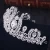 Import Hot sale bridal hair accessories uk wedding tiaras wedding queen crown cheap tall pageant crown tiara from China