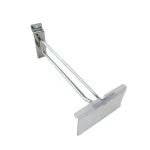 Hot sale cardboard slatwall display hanging hook shelf dispaly steel