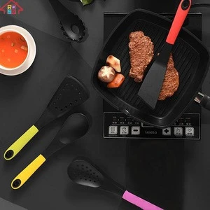 Hot Sale Coloful Nylon Kitchen Utensils Cooking Tool Set of 6 pcs Gadget Set