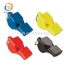 Hot sale colorful rubber mouth plastic soccer referee whistle for outdoor sports