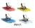 Import hot sale fishing plastic single seat water pedal bike from China