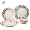 Hot Sale Simple style  Ceramic Plates and dishes restaurant Fine Bone China Dinnerware