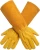 Import Hot sale women Mens leather gloves gauntlet puncture thron poof gardening work leather winter gloves from China