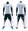 Hot SaleEuropean Famous Team Club Same Style Mesh Jersey Fabric Soccer Jersey Football Uniform Sports T Shirt Set For Men