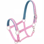 Hot Sales Horses Adjustable Chin Equipment Riding Training Nylon Horse Halter Head Collar