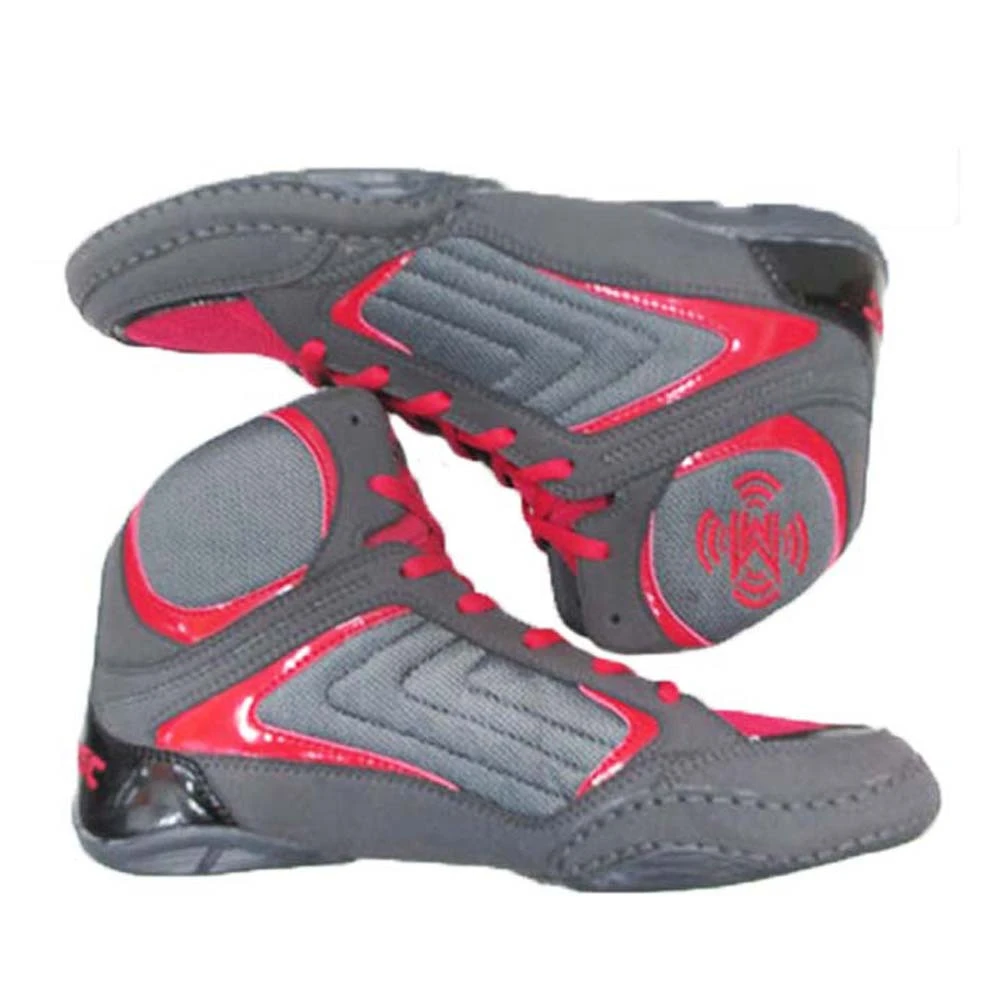 Hot sell grey indoor sports wrestling shoes for men