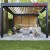 Import Hot Sell Modern Design Aluminium Frame Terrace Waterproof Sunshade Metal Garden bioclimatic Pergola from China