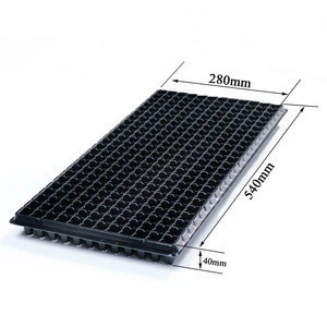 Hot selling deep cells wholesale pot 288 holes high reflective good quality agriculture seed planting trays for wholesales