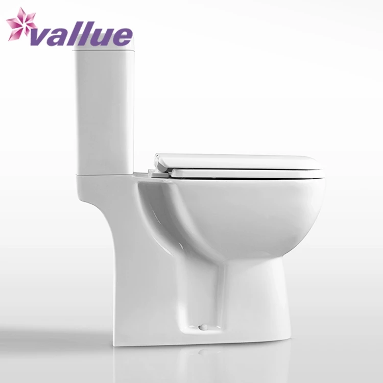 Hot selling modern bathroom commode ceramic washdown european s-trap water closet two piece toilet