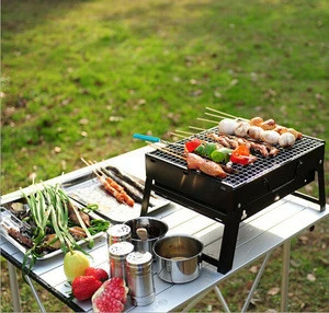 Hot selling No stick folding portable Picnic barbecue outdoor bbq grill