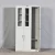 Import Hot selling office storage clothes locker 5 glass door durable steel almirah Office Cabinet from China