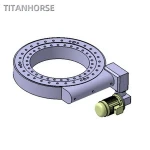 Hourglass worm gear slew drive for solar tracking system spare parts