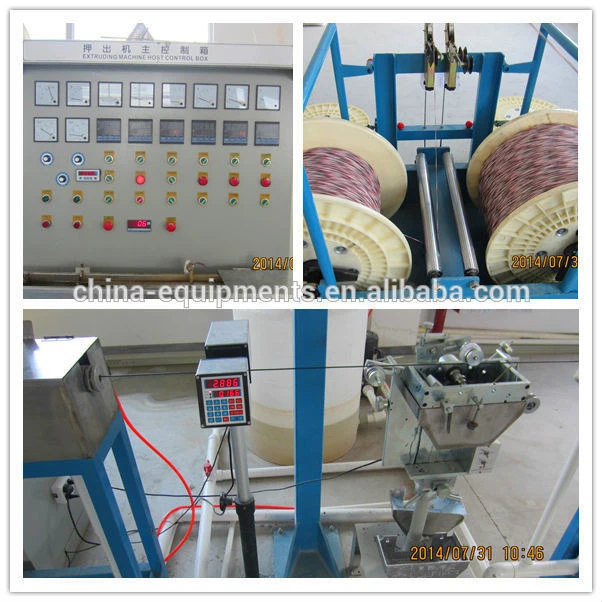House used Electric wire cable extruding machine supplier
