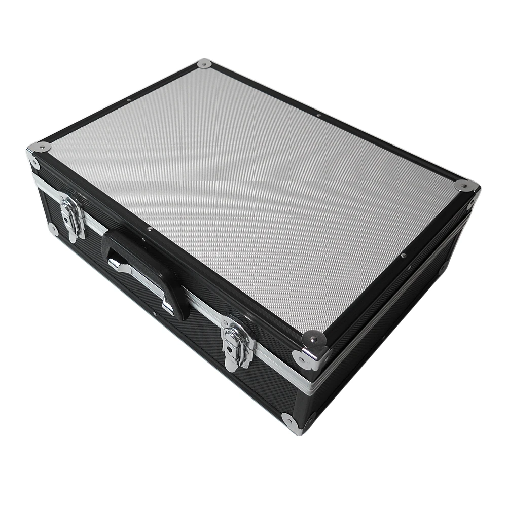 Household Instrument Equipment Document Storage Aluminium Hard Box Portable Tool Case