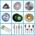 Import HSS hand tapered conical reamer sets tools with staight flutes customized China supplier from China