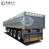 Huayue 60t Dropside Sideboard Cargo Truck Semi Trailer for Sale Togo Benin Burkina Faso