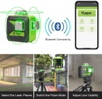 Huepar 603LP, 360 Degree Self-leveling Cross-line 3D Laser Level