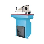 Hydraulic saw arm slipper shoes sole leather plastic cutting machine