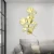 Import HYKING Hot Sale Metal Gold Ginkgo Leaves 26&#x27;&#x27; Wall Decor Bedroom Home Decoration from China