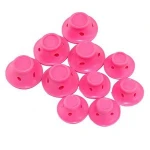 HZM-18136 Hair Curlers Rollers Silicon Hair Style Rollers Soft Magic DIY Hair Style Tools with Nat Cap set 10pcs/set (5 L +5 S )