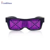 iledshow 2020 Newest Programmable LED Flashing Glasses Rave glasses
