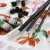 Import In stock professional 3Pcs wooden Handle round & flat shape bristle Hair Artist Paint Brush from China