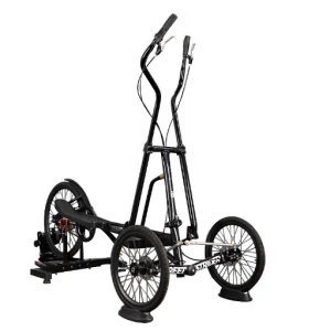 Indoor and outdoor fitness equipment for dual-purpose swing type fitness bicycle