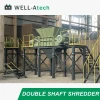 Industrial Tire Shredding Machine Double Shaft Cardboard Light Metal Wood Pallet Shredder